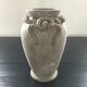Vase décor cordage en barbotine
