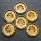 Set of 6 Gien plates: "Bamako"