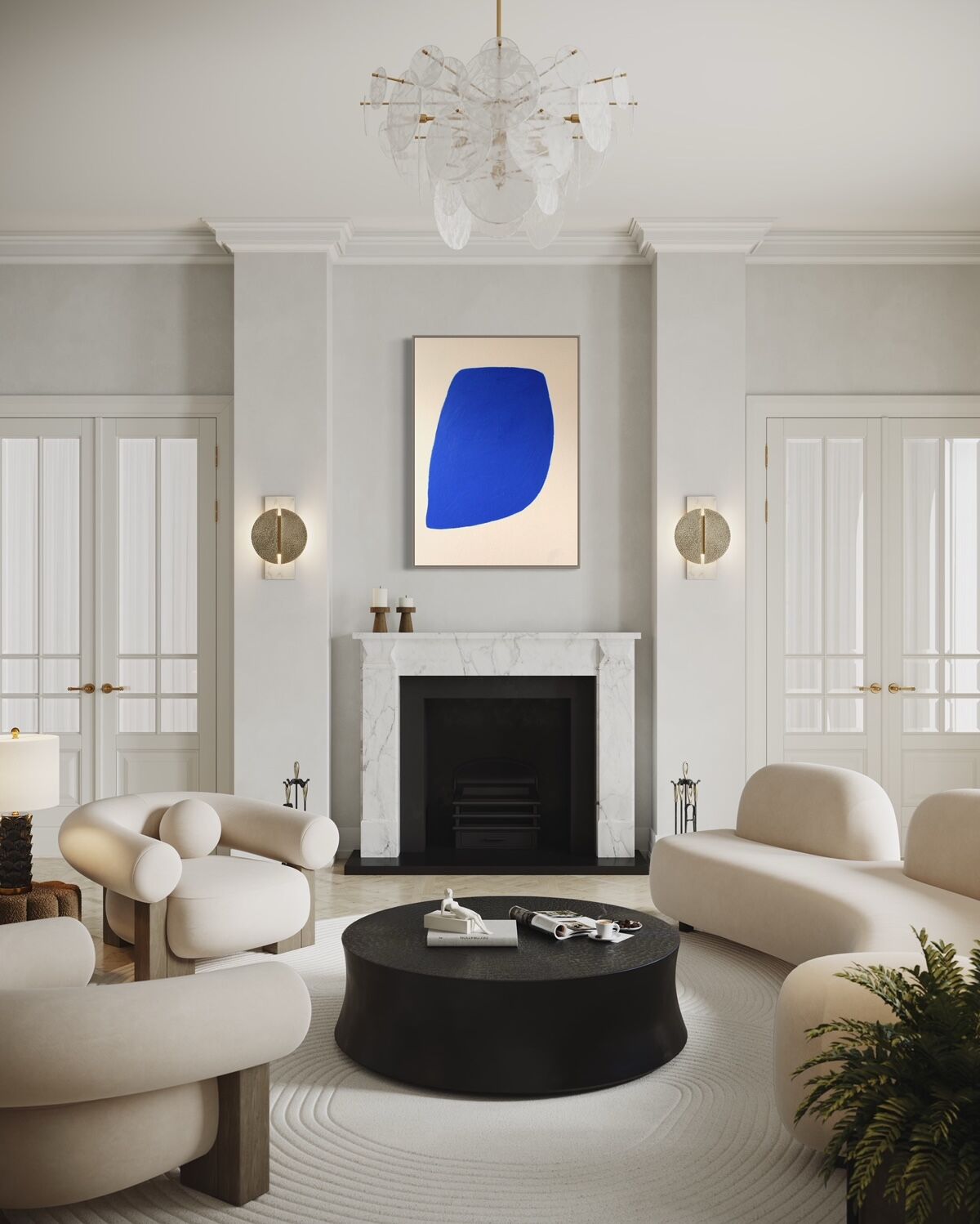 Contemporary abstract "not a circle"