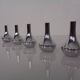 Chrome-Plated Candleholders by Quist, Germany, 1960s, Set of 5