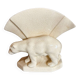 Art Deco polar bear vase in crackle-effect ceramic