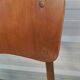 Set of 2 vintage Scandinavian chairs in teak and black faux leather by Kofod-Larsen, Denmark, 1960s.