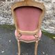4 x Chaises Louis XV tissu + 2