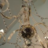 6-light chandelier with tassels