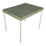 Perforated metal table or console