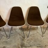 Set of 4 Eames chairs for Herman Miller,1960-70's