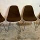 Set of 4 Eames chairs for Herman Miller,1960-70's