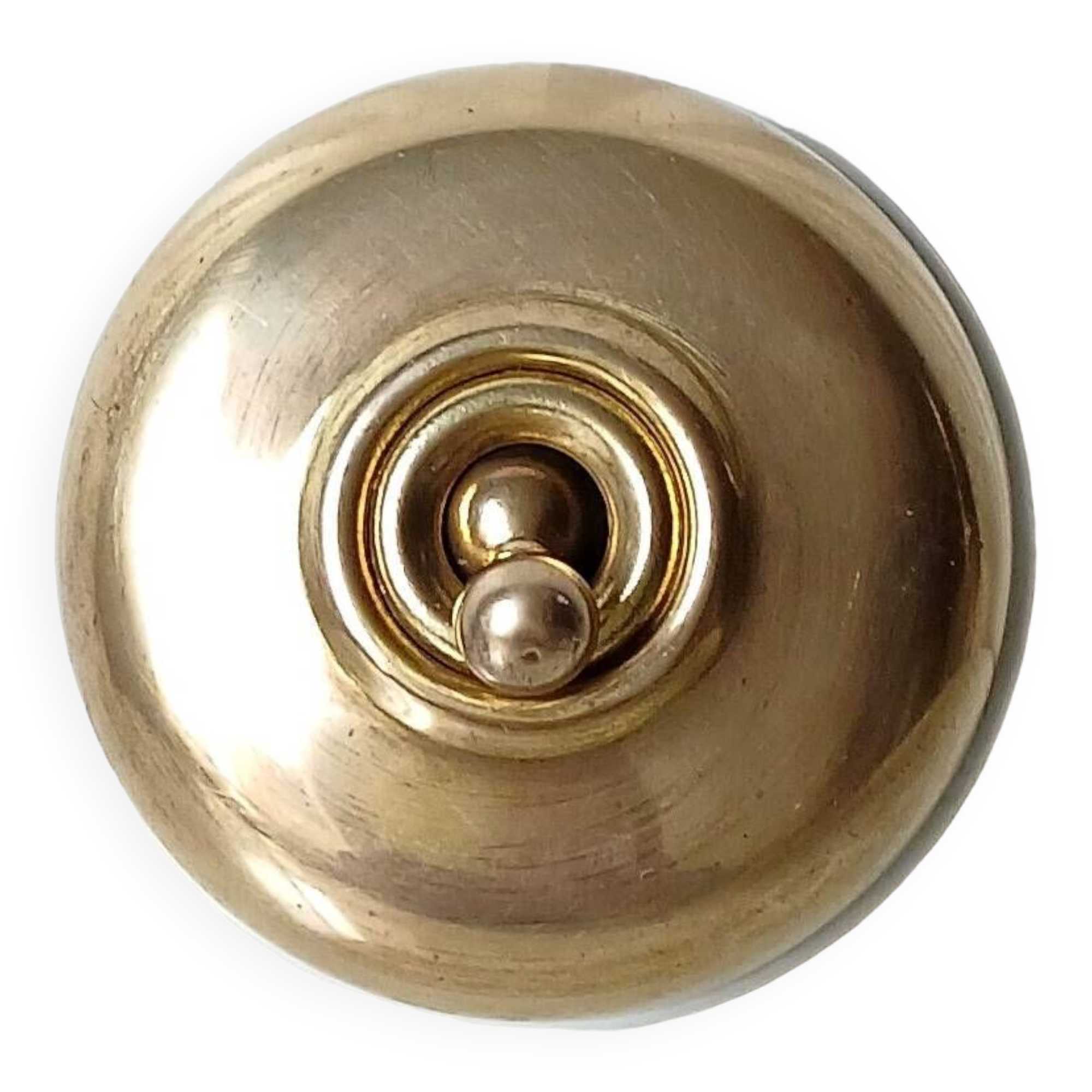 “Lux” porcelain & gold-plated brass switch