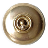 “Lux” porcelain & gold-plated brass switch