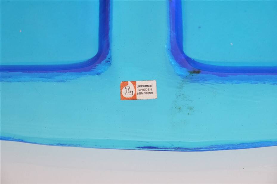 Glass empty pocket by Gunnar Ander 1970