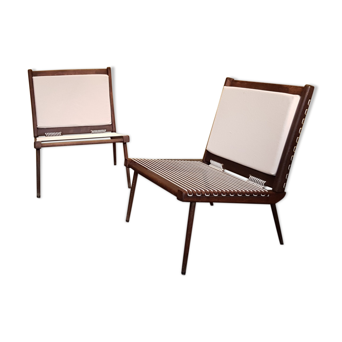 Triumph low armchairs by George Tigien for the European House