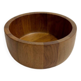 Large vintage Danish teak bowl, design Richard Nissen for Nissen Trævarefabrik Langaa 1960