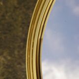 Round mirror with gold frame 31 cm