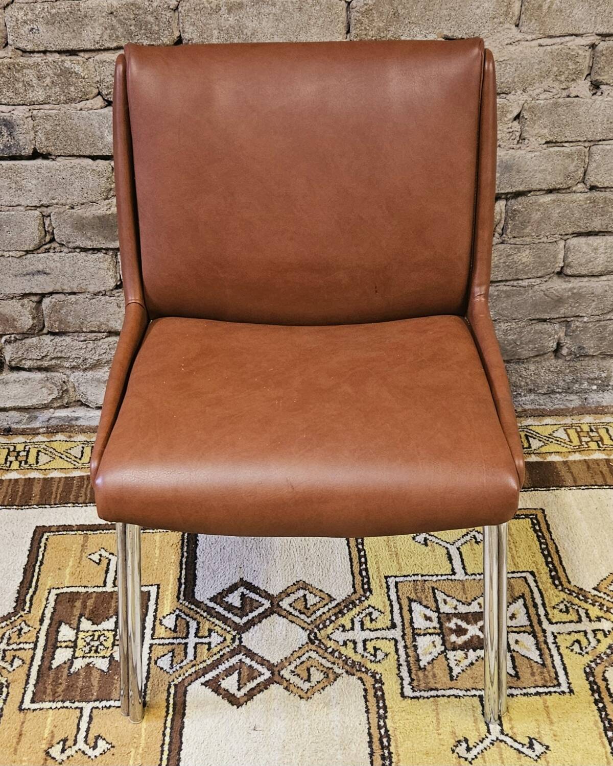 Fauteuil chauffeuse moderniste 1970