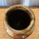 Handcrafted glazed stoneware vase – Signed LF – 20 cm