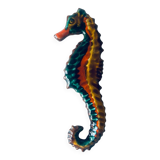 Ceramic wall seahorse