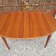 Table en teck danoise