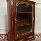 Small Napoleon III Period Showcase In Marquetry.