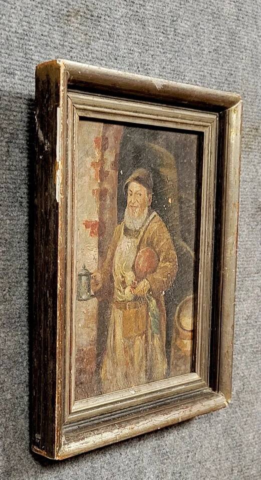 Painting Oil on canvas mounted on panel 19th century