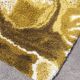 Vintage space age shaggy rug Junghans Germany 1970s