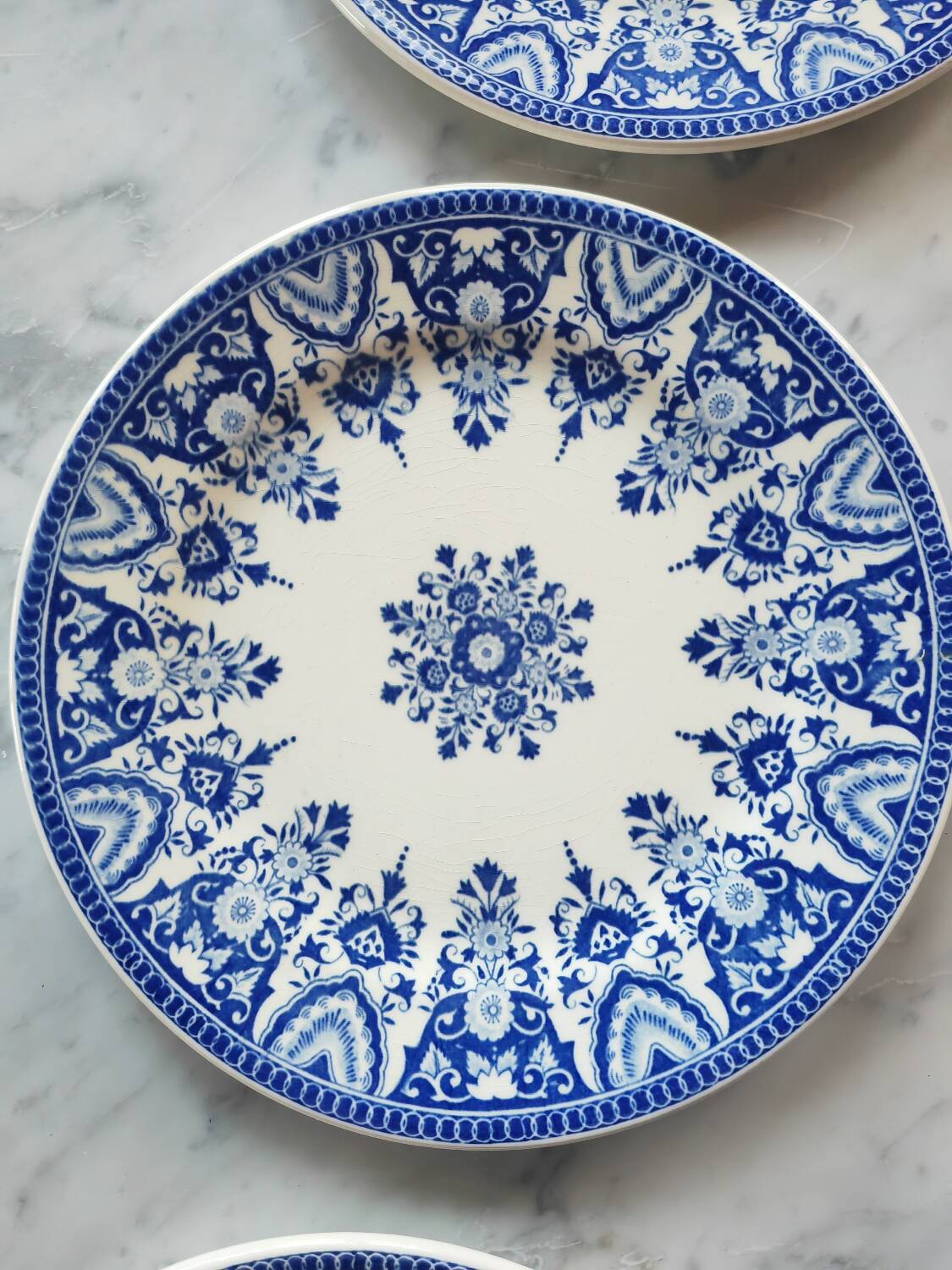 6 assiettes Gien