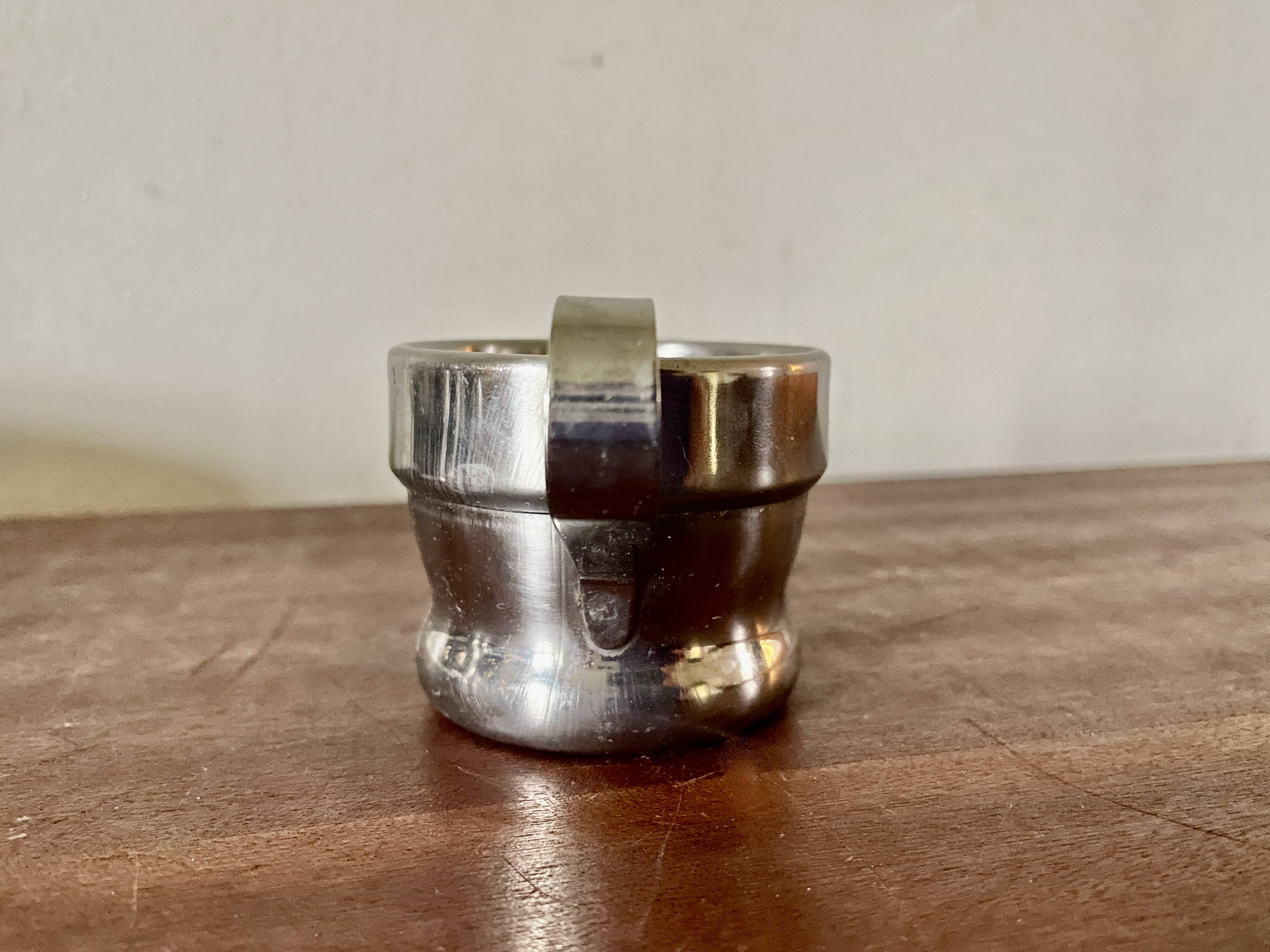 set of 4 stainless steel coffee cups Jolly, Italy