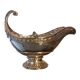Silver sauceboat 800, Louis XVI style, Hanau around 1900