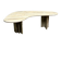Vintage marble boomerang coffee table, Italy 1980s