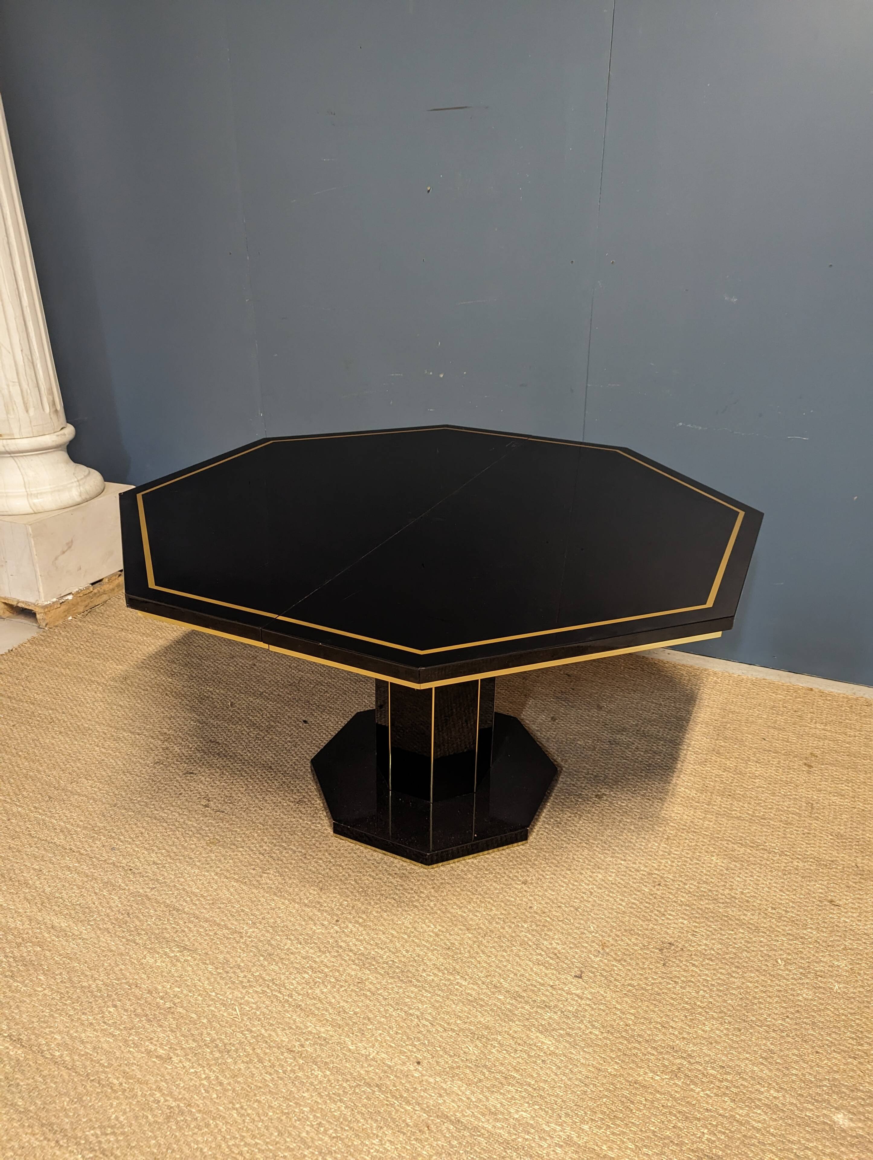 Black table