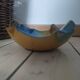 Handcrafted ceramic pocket emptier The Provins tile world heritage