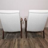 Paire de fauteuils par Jaroslav Smidek restaurés