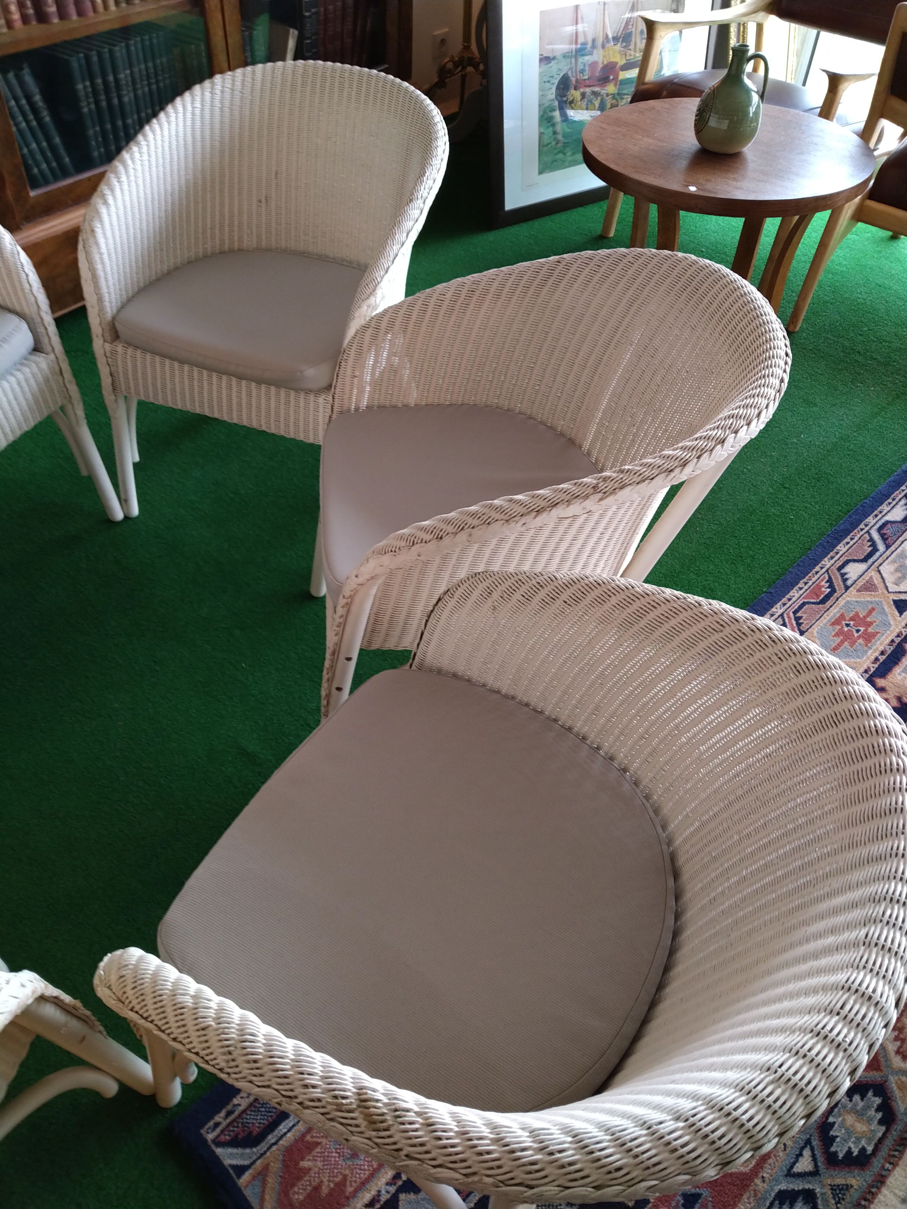 Set de 8 fauteuils Lloyd Loom