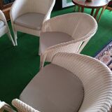 Set of 8 armchairs Lloyd Loom