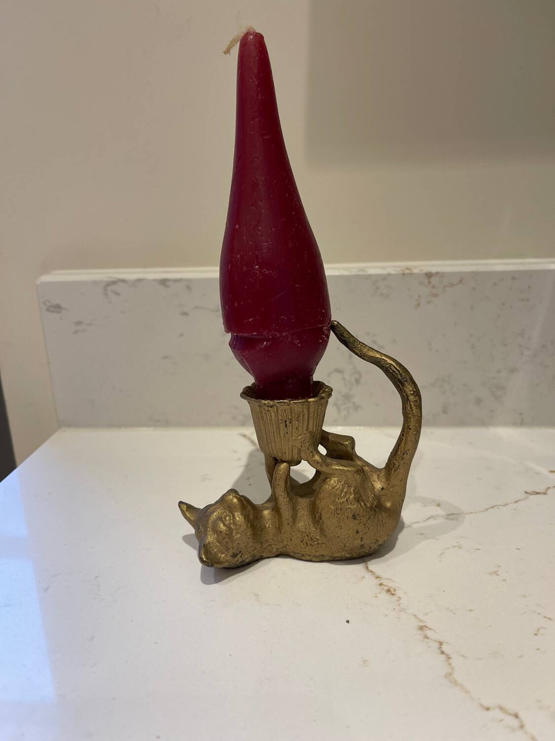 Bougeoir chat