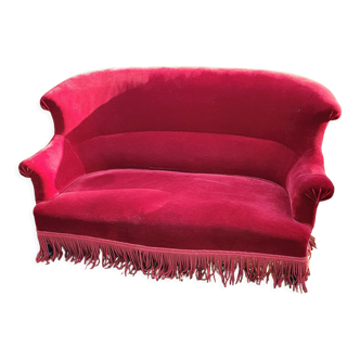 Velvet sofa