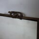 Mirror to ask bronze and brass beginning XXth 32 x 45 cm