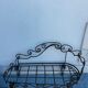 Méridienne de jardin en fer forgé