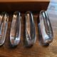 Series of 6 knife holders signed Daum France in box