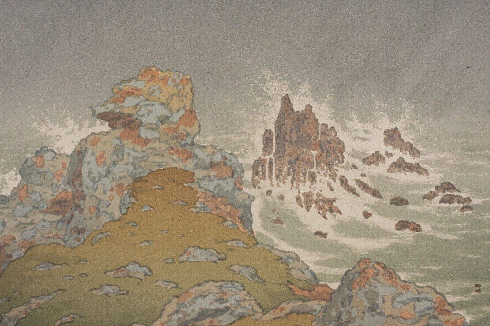 Lithograph by Henri Rivière La Tempête