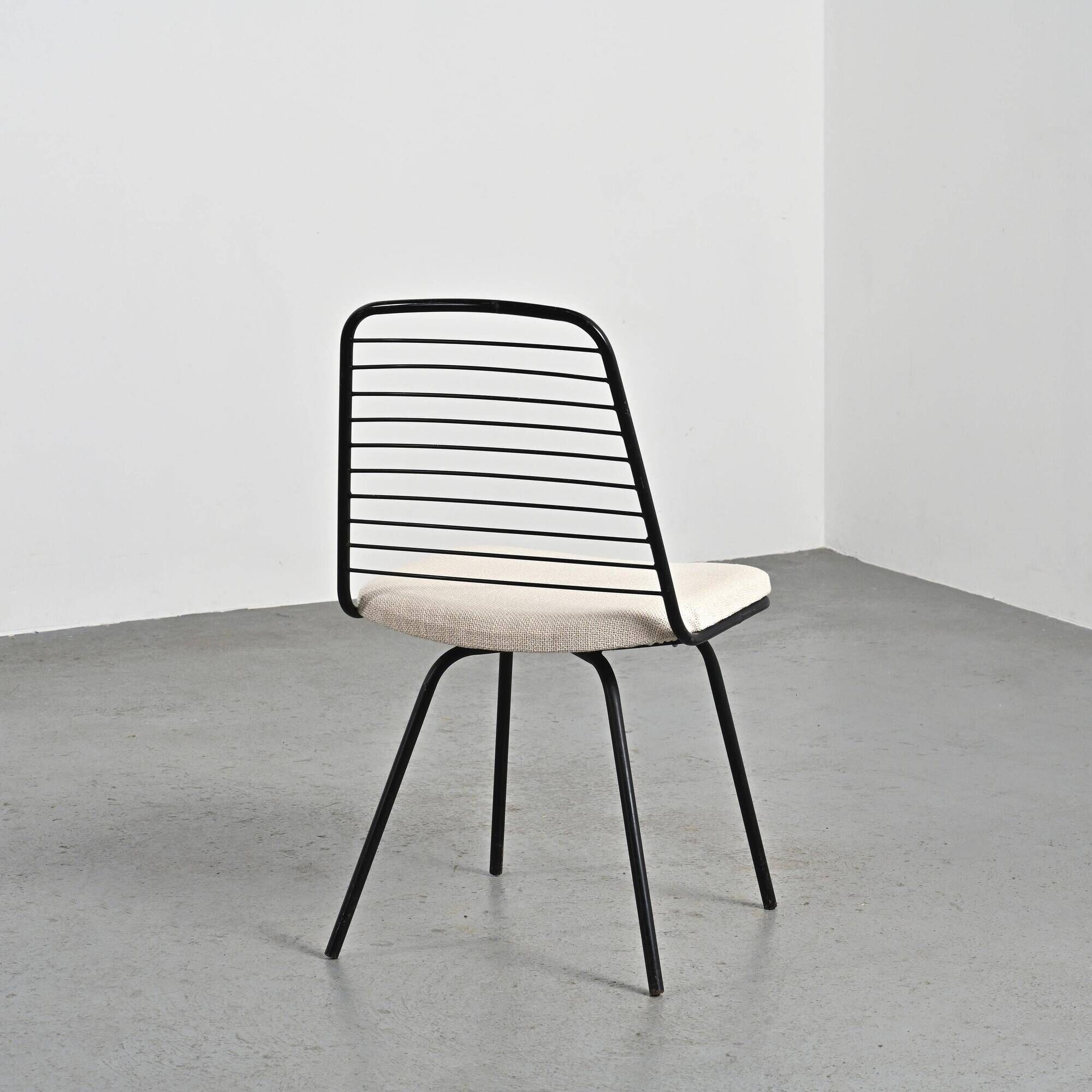 Set of four chairs by Jean-Louis Bonnant, circa 1955