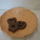 Terracotta dish Santa Claus