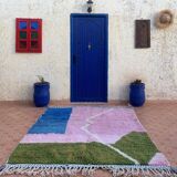 Handmade pure wool rug, size 150 x 250 cm
