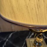 Ensemble de 2 lampes  en métal doré