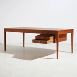 Restored Teak ‘Diplomat’ desk by Finn Juhl for France & Søn, 1950s (MK9758)