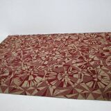 Rare design organic abstract geometric carpet/rug, 1960s