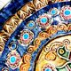 Jean-Claude Taburet plate "Atelier du Steir": raw art in colours (1960s)