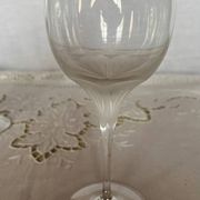 Set of 4 vintage Sèvres Primavera crystal stemware