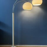 Vintage Dijkstra double bow mushroom floor lamp