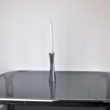 Brutalist candlesticks, solid aluminum by art3, Spain, 1970