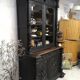 Hunting buffet XIX Louis XIII oak, cabinet curiosity showcase library